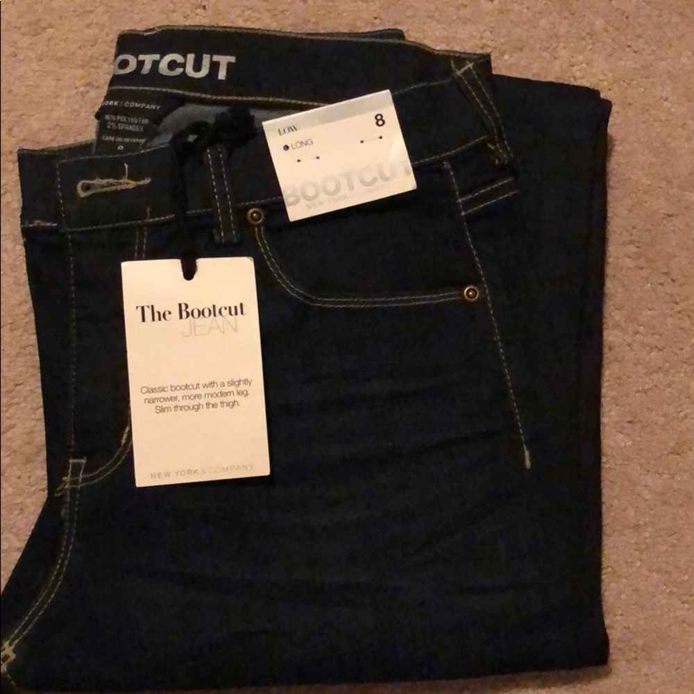 New York & Co boot cut jeans 8 L